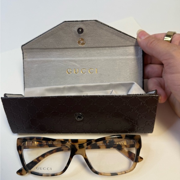 Gucci Tortoiseshell Eyeglasses with Case style 3559 - Picture 1 of 7